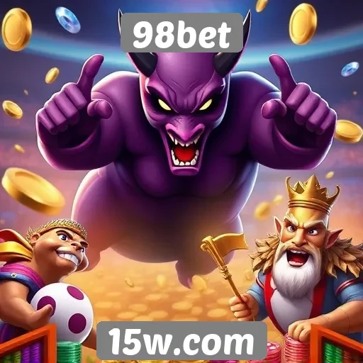 Principais jogos disponíveis na plataforma 98bet